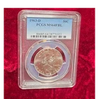 1963-D Franklin Half Dollar 50C 90% Silver PCGS MS64 FBL Full Bell Lines