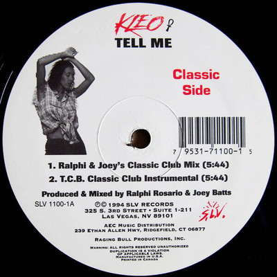 Kleo - Tell  Me (VINYL)