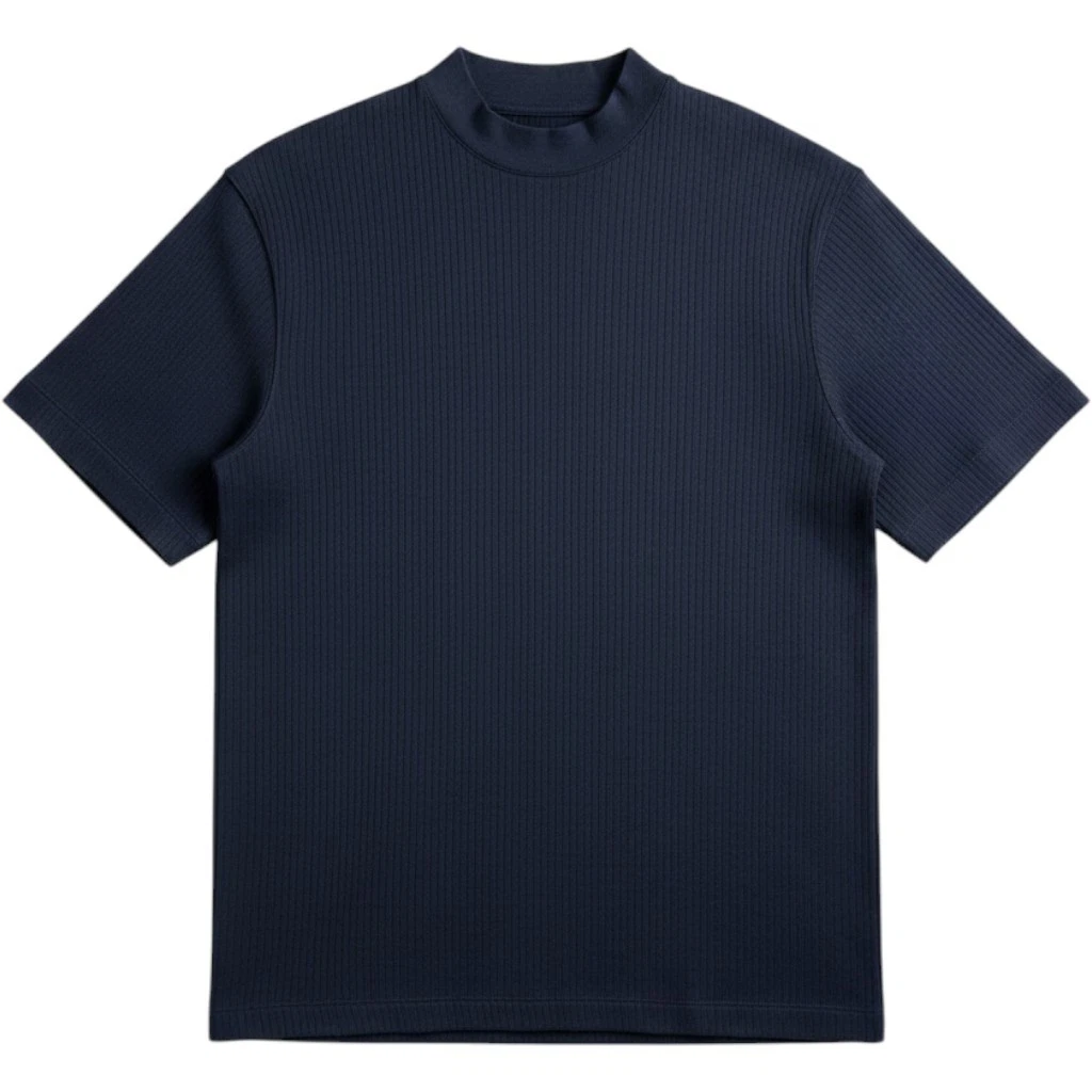 Mock Neck Short Sleeve T-Shirts for Men for sale - eBay