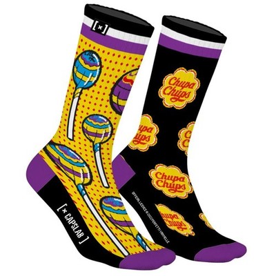 CAPSLAB Tennissocks Chupa Chups Allover Muster Unisex Freizeit Alltag Neuheit 