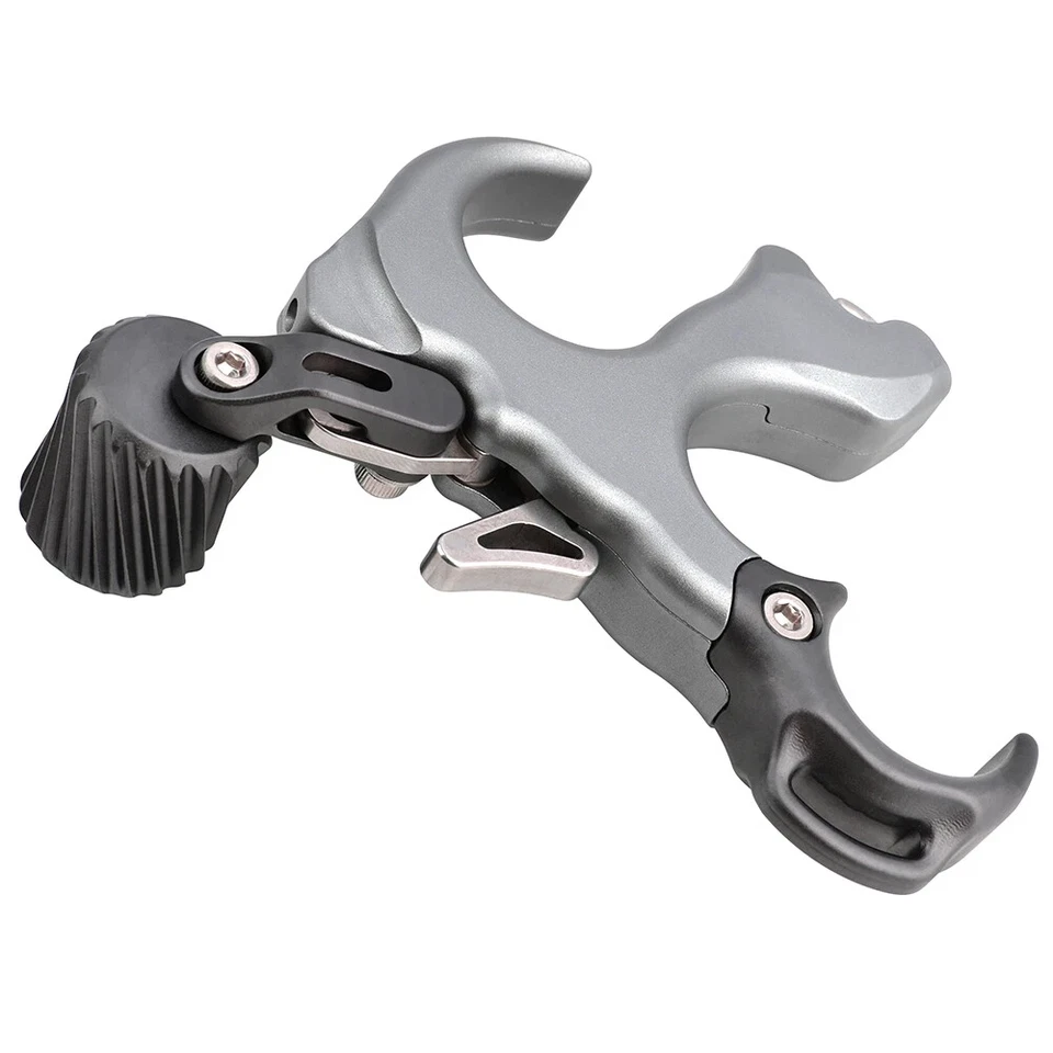 Nuevo arco compuesto ajustable de liberación de tiro con arco de 3 dedos ayuda a liberar pulgar Foto 3 de 4