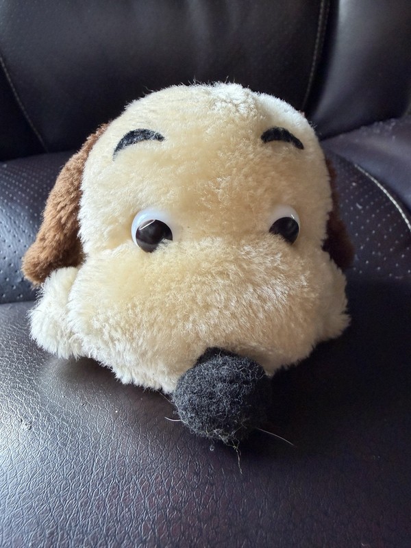 Vintage 1973 R. Dakin & Co Drooper Dog Plush Stuffed Animal/beans 6” Long.
