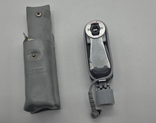 Vintage HONEYWELL TILT-A-MITE Camera Flash Unit Collapsible Fan Style W/CASE