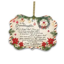 to My Christmas Ornament Tree Decoration Gifts for Women from Granddaughter