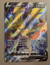 Zacian V (195/202) -- Pokemon TCG: Sword & Shield Base -- NM Condition on eBay
