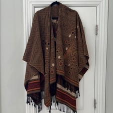 Vintage Poncho Shawl