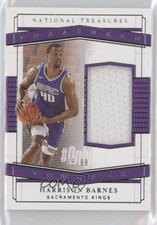 2020-21 Panini National Treasures Treasured Threads 38/99 Harrison Barnes n1u