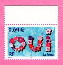 FRANCE - 2002 - YT3465**MNH - BDF - MARIAGE - OUI - COTE 2,5€