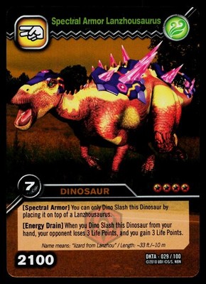 Spectral Armor Lanzhousaurus 029/100 DKTA - Time Warp Adventur