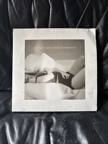 TAYLOR SWIFT the tortured poets department 2xLP clear vinyl
