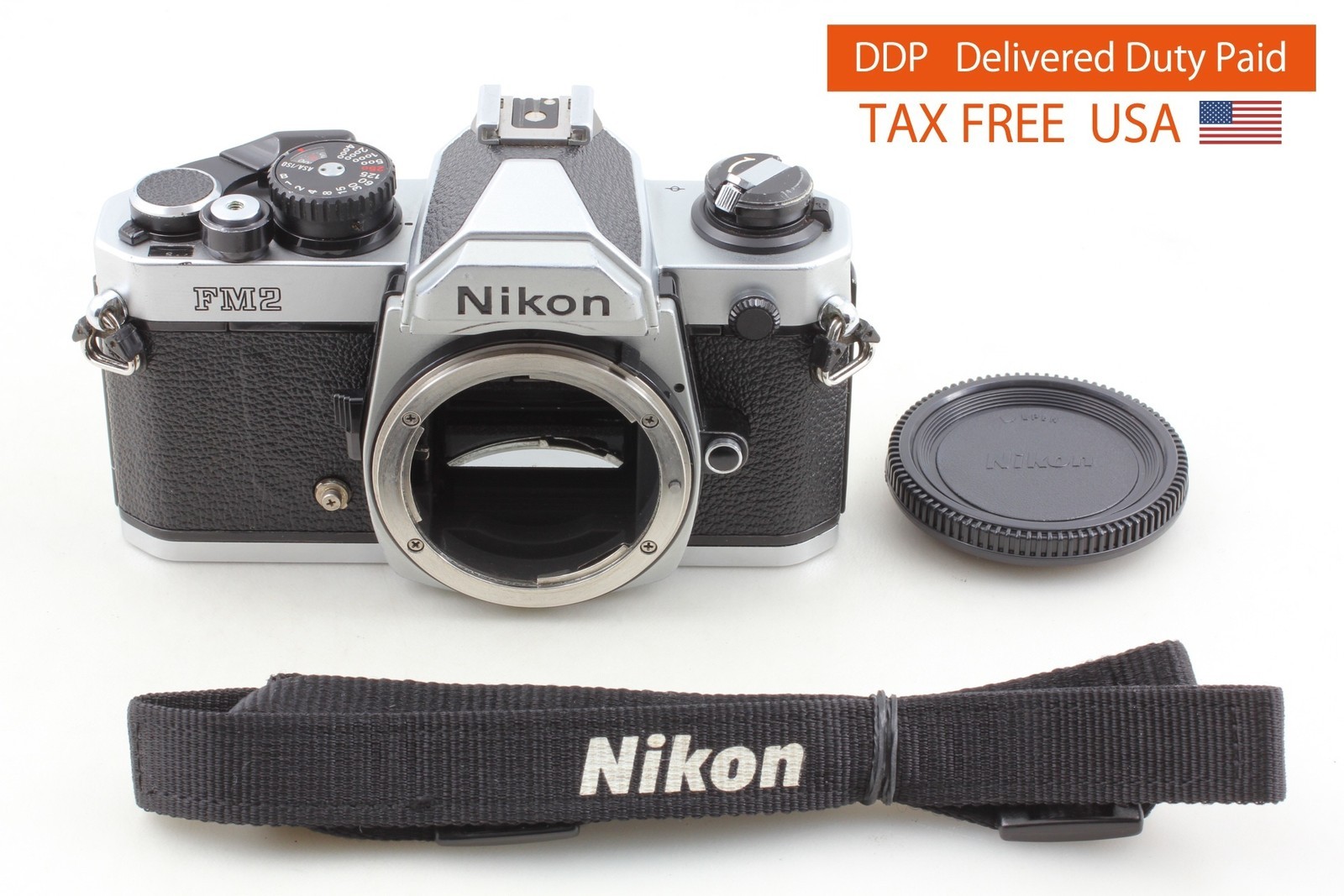 Late S/N 875xxxx【N MINT】Nikon New FM2 FM2N Silver 35mm SLR Film Camera JAPAN