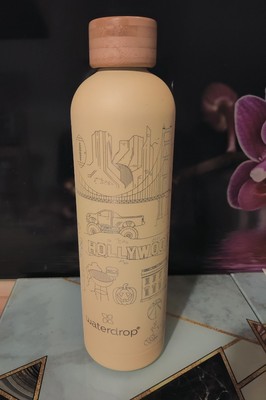 Warerdrop Thermosflasche Bottle USA gelb 1 Liter