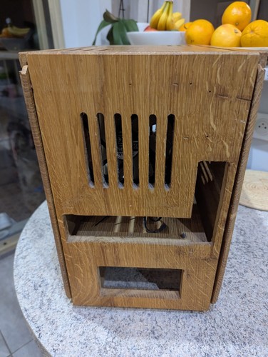 Boitier PC Mini Itx Ordinateur De Bureaux En Bois Fait Main - 第 19/19 張圖片