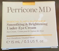 Perricone MD Fx Acyl-Glutathione Smoothing Brightening Under-Eye Cream .5oz NEW