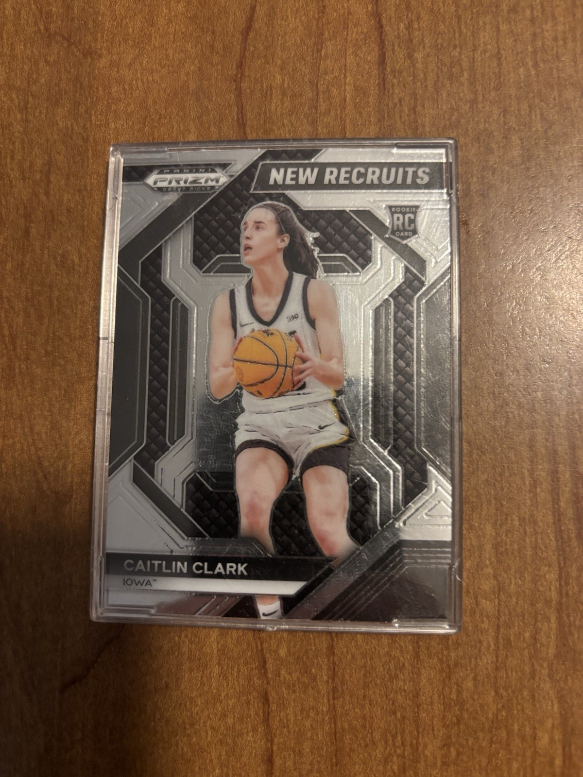 2024 Panini Prizm Draft Picks - New Recruits Caitlin Clark #14 Silver Prizm (RC)