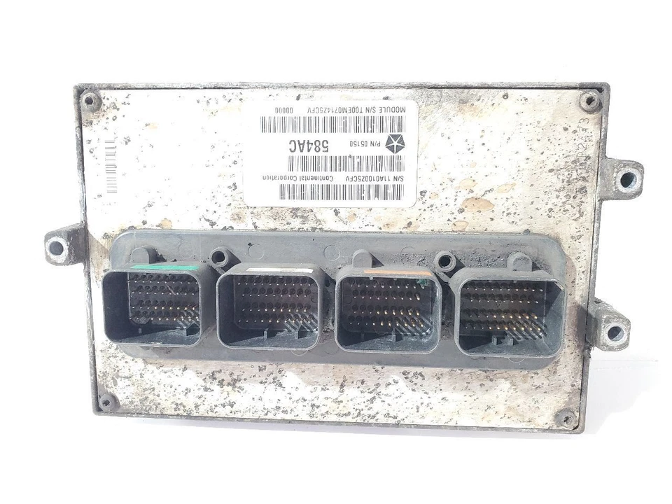 Dodge Ram 1500 2011 módulo de computadora electrónica OEM tracción trasera 4,7 L 05150584 AC Foto 3 de 4