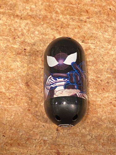Marvel Mighty Beanz Spider-Man Black Costume #55*Loose/Pre Owned* DTC