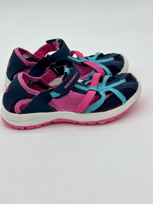Merrell Girls Summer Sandals Hook & Loop Kids Footwear/Outdoor Shoes/Comfort