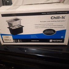 San Jamar CI7002WH Chill-It 1/3-Size White Food Pan