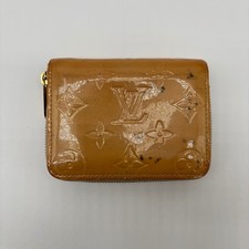 Louis Vuitton Zippy Coin Purse Monogram Vernis Beige PatentLeather WalletTS0180