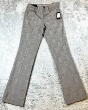 Tommy Hilfiger Women's Glen Plaid Sutton Boot-Leg Trousers Size 0