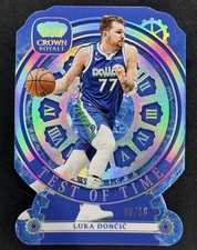 2023-24 Panini Crown Royale - Test of Time Luka Dončić #4 Silver...