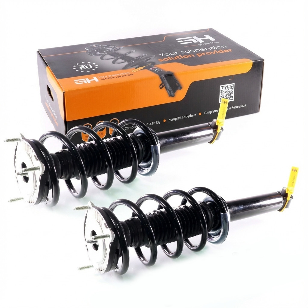 2x Complete Struts Assembly Front for Peugeot 407 2.0HDI, 2.2 17-Tire
