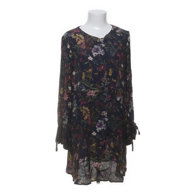 Aggi, Kleid, Größe: 38, Blau/Mehrfarbig, Viskose, Blumen, Damen #WDx