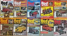 ROD ACTION MAGAZINE LOT (10) | 1980 | VINTAGE HOT RODDING | ***FREE SHIPPING***