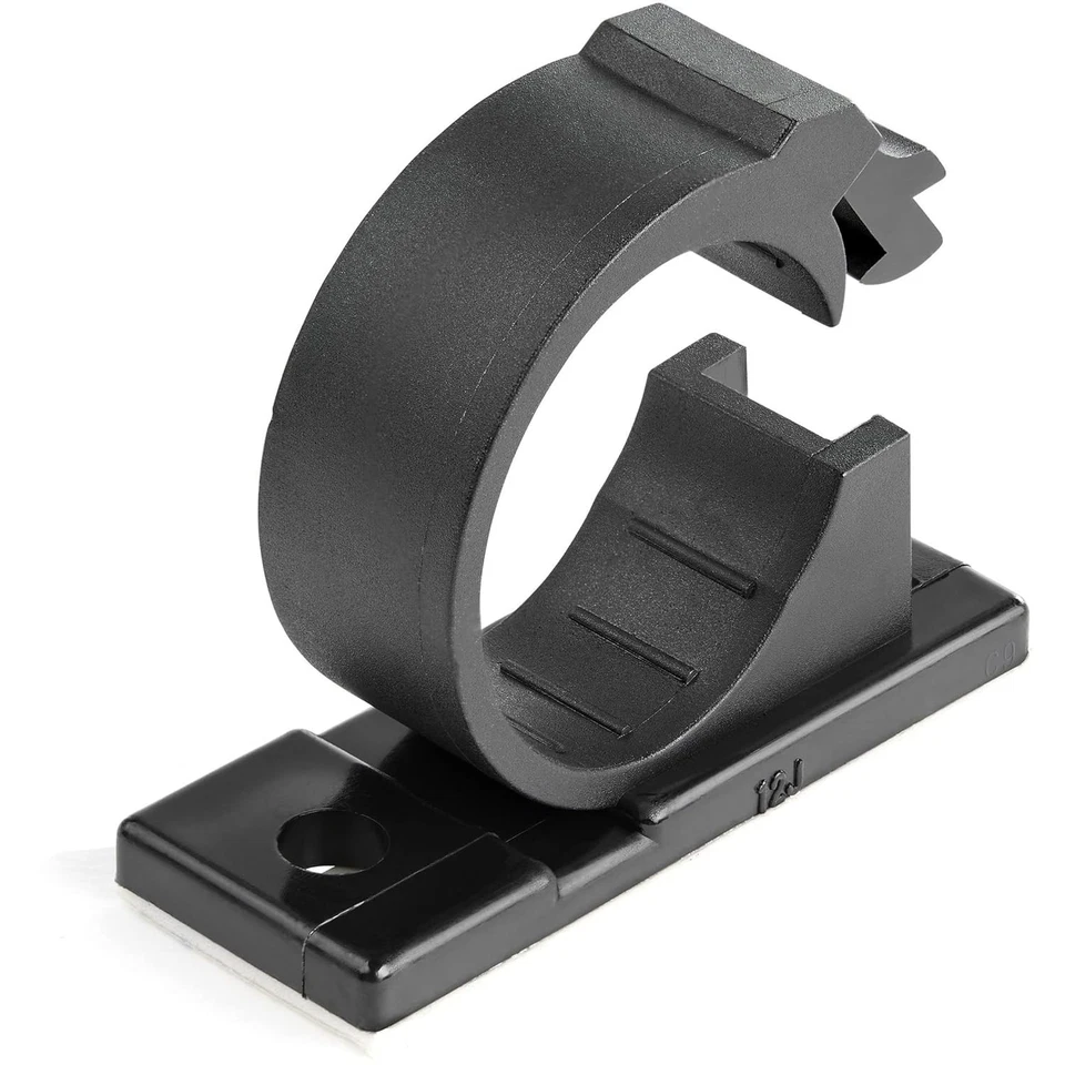 StarTech.com 100 Adhesive Cable Management Clips Black - Network/Ethernet/Office - Bild 2 von 2