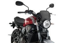 Puig Aluminium Fly Screen Black Royal Enfield Interceptor 650 2018-