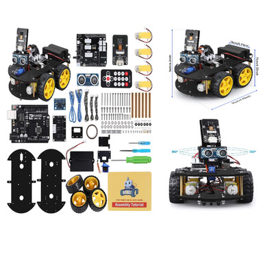 ELEGOO Smart Robot Car Kit V4.0 Arduino IDE Kompatibel Kamera Line Tracking
