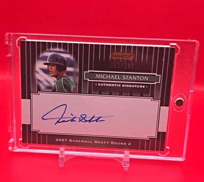 Razor 2008 Signature Series Michael Stanton Auto Black #197 /199 Florida Marlins