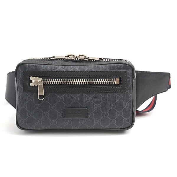 Sac ceinture GUCCI GG Supreme sac taille noir 474293 #220