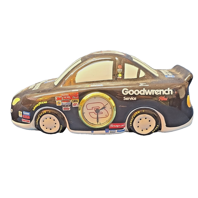 Driver Collection NASCAR #3 Goodwrench Service Plus Car-Shaped Clock piggy bank