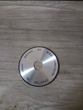 Vtg BSR Replacement Turntable Nameplate Silve...