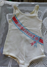 Vintage Classic Toddler Baby Future Miss America Swimsuit Swimming Suit 60's