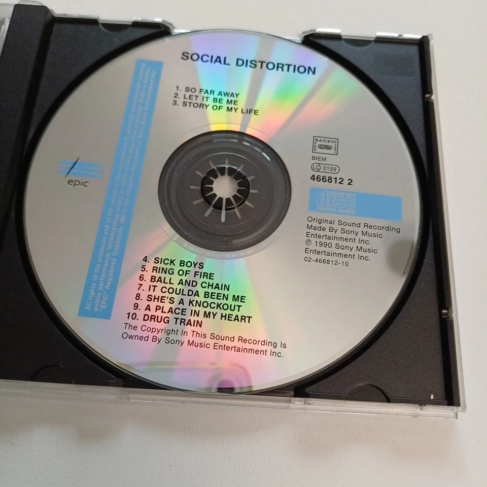 Cd / Social Distortion - Social Distortion / Sony Music 1990 - Bild 4 von 4