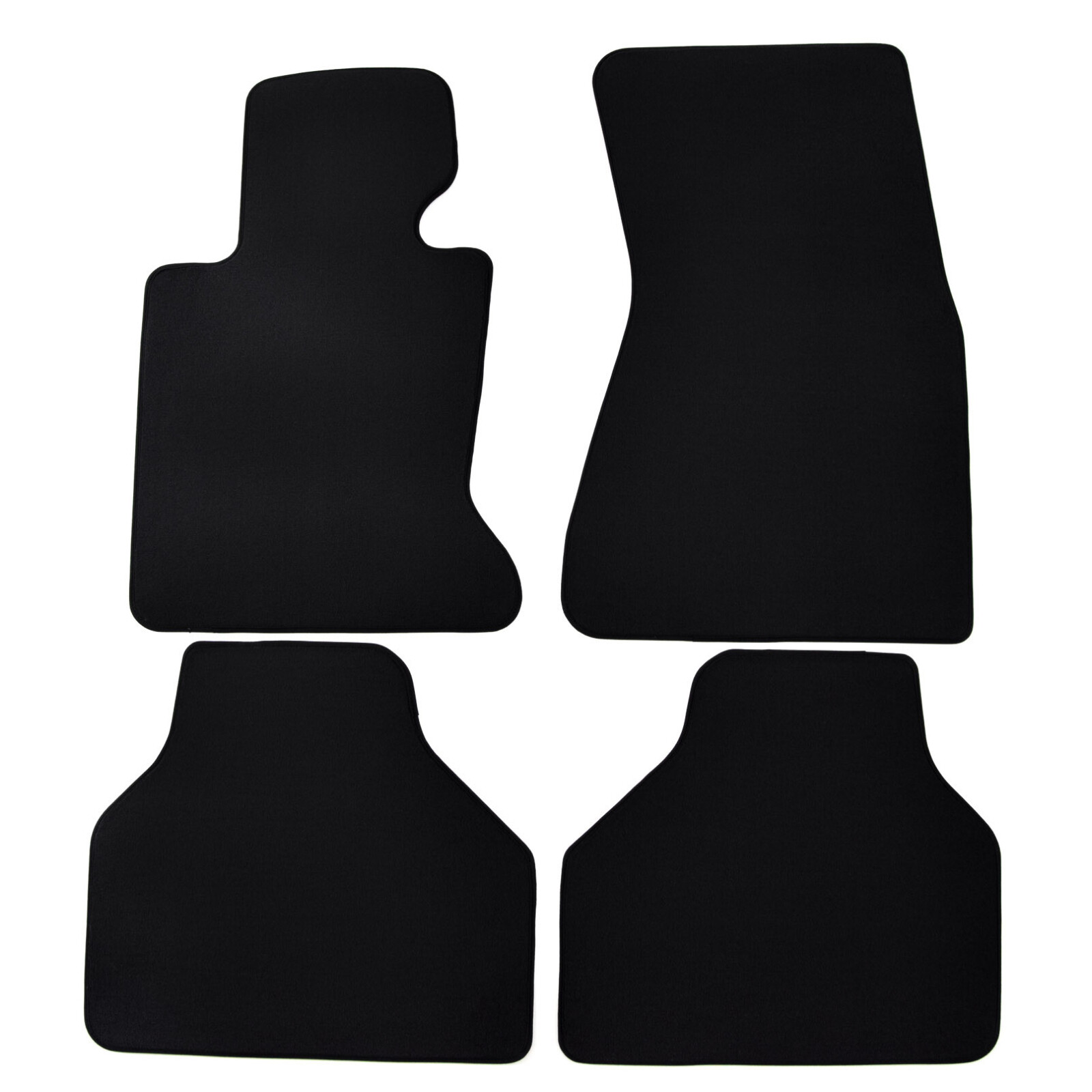 Tapis en velours antidérapant 4 pièces pour auto BMW Série 7 E65