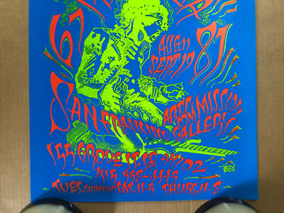 Jimi Hendrix Retrospectacle Vintage Poster Original Rick Griffin