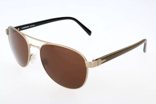 Rodenstock R1414 C LIGHT GOLD / OLIVE 56/18/145 Men's Sunglasses - Picture 1 of 3