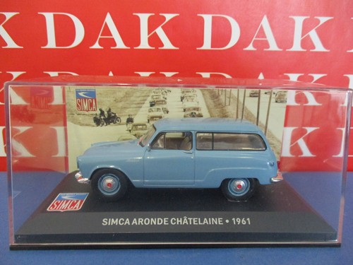Die cast 1/43 Modellino Auto Simca Aronde Chatelaine 1961 azzurra - Picture 4 of 4