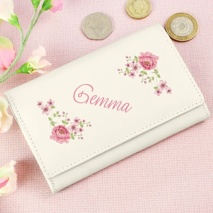 Buy Personalised Cream & Black Purse for GBP 19.99 | Card Factory UK