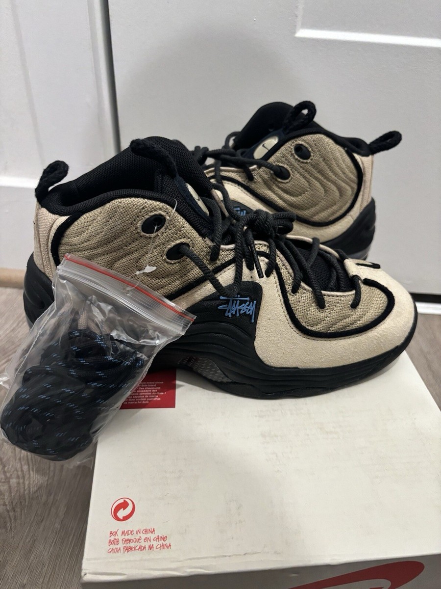 Size 7 - Nike Stussy x Air Penny 2 Rattan Limestone | eBay
