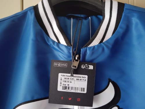 FUBU COLLEGE JACKE BOMBERJACKE BOMBER BLAU M ÜBERGANGSJACKE OVERSIZE NEU TOP! - Bild 4 von 6