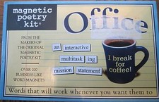Magnetic Poetry Office Magnetic Poetry Kit
