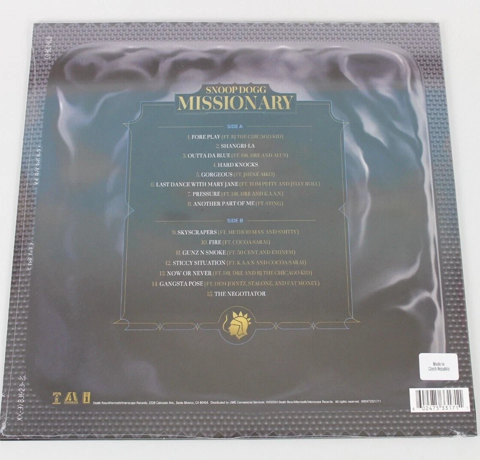SNOOP DOGG Missionary (White LP Picture Disc) Vinyl 2024 - Bild 2 von 4