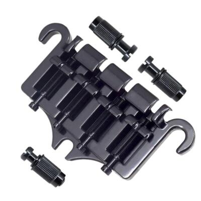 Black 3 Point 4 String Bass Bridge for Thunderbird bassBlack 3 Point 4 String Ba