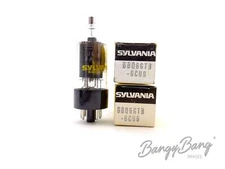 2 Vintage Sylvania 6BQ6GTB/6CU6 Sweep Beam Power  Audio Vacuum Tube Valve- Bangy