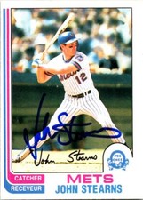 John Stearns autographed Baseball Card (New York Mets) 1982 O-Pee-Chee #232